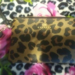 Authentic Coach leopard print